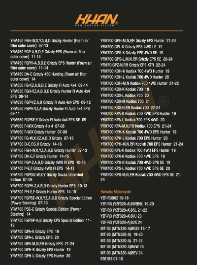 Filtro de Aceite KHAN KF-204