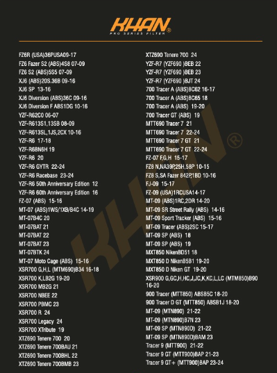 Filtro de Aceite KHAN KF-204