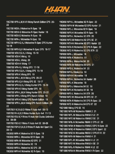 Filtro de Aceite KHAN KF-204