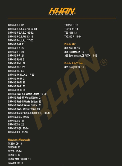 Filtro de Aceite KHAN KF-116