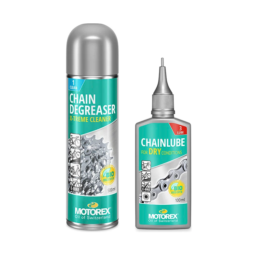 Pack Bici: Chain degreaser + Chainlube for Dry Conditions 100ml